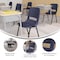 Flash Furniture 661 lb. Capacity Navy Stack Chair w/ Black Frame RUT-16-PDR-NAVY-GG - alternate 8